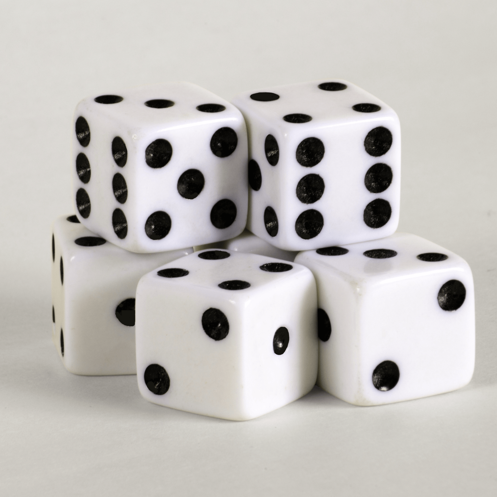 Weiße Würfel