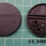 Ral Partha 40mm Round Plastic Bases (5)