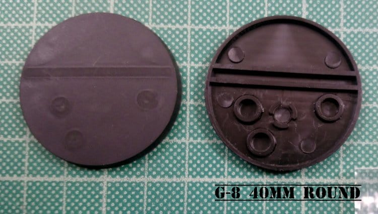 Ral Partha 40mm Round Plastic Bases (5)