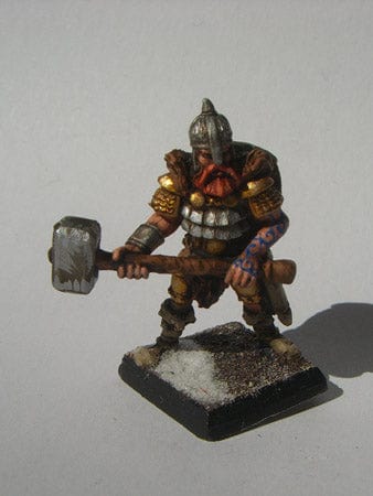 Ral Partha Barbarian Empire Reaver Tyrant with Warhammer