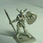 Ral Partha Barbarian Empire Tyrant Shield Maiden with Spear