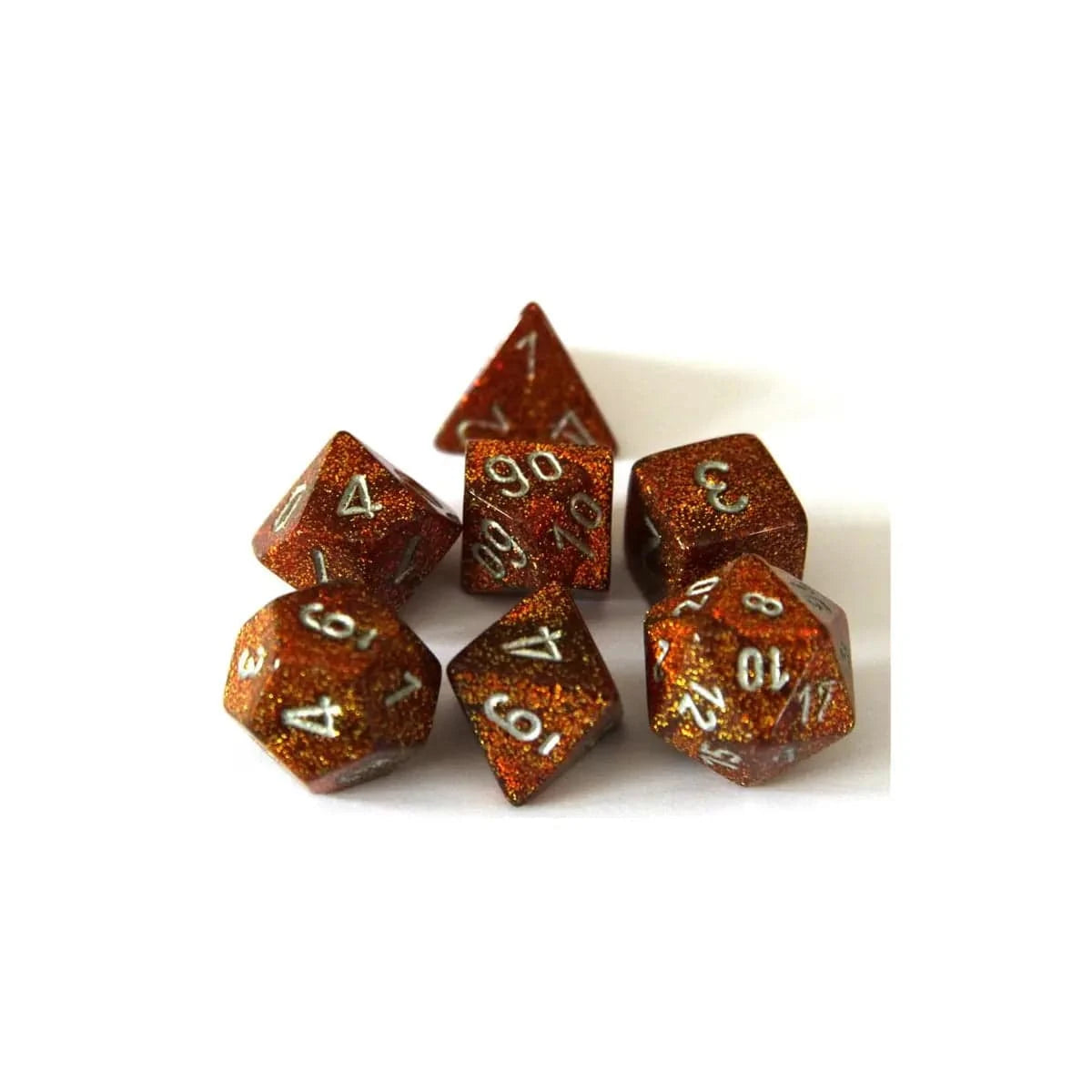Chessex Chessex Glitter gold/silver Set