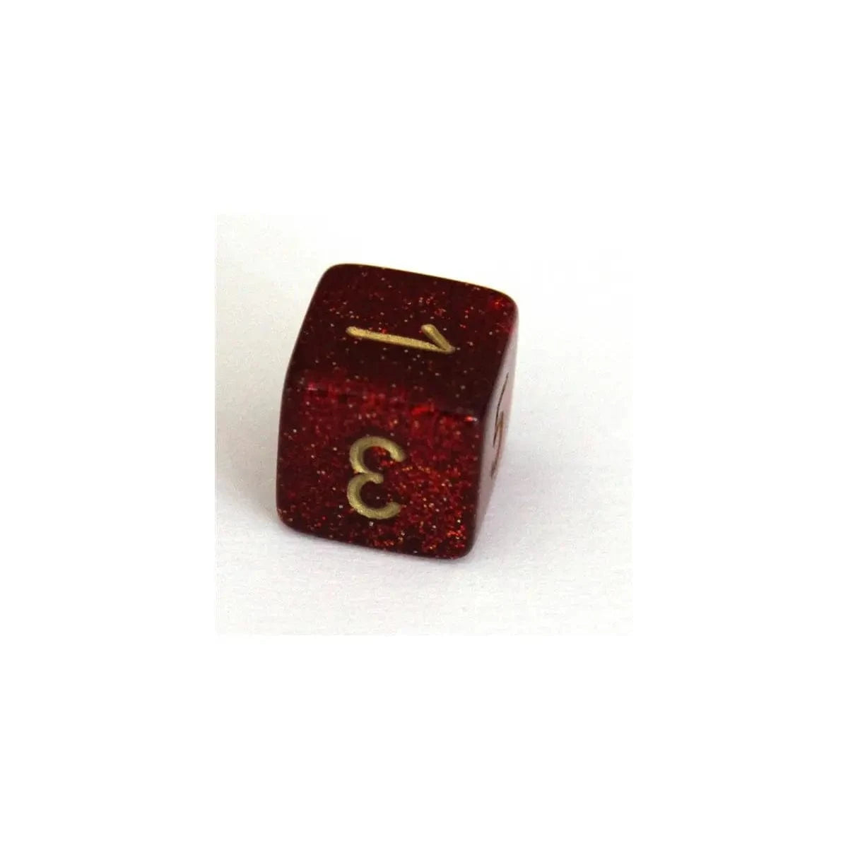Chessex Chessex Glitter ruby/gold W6