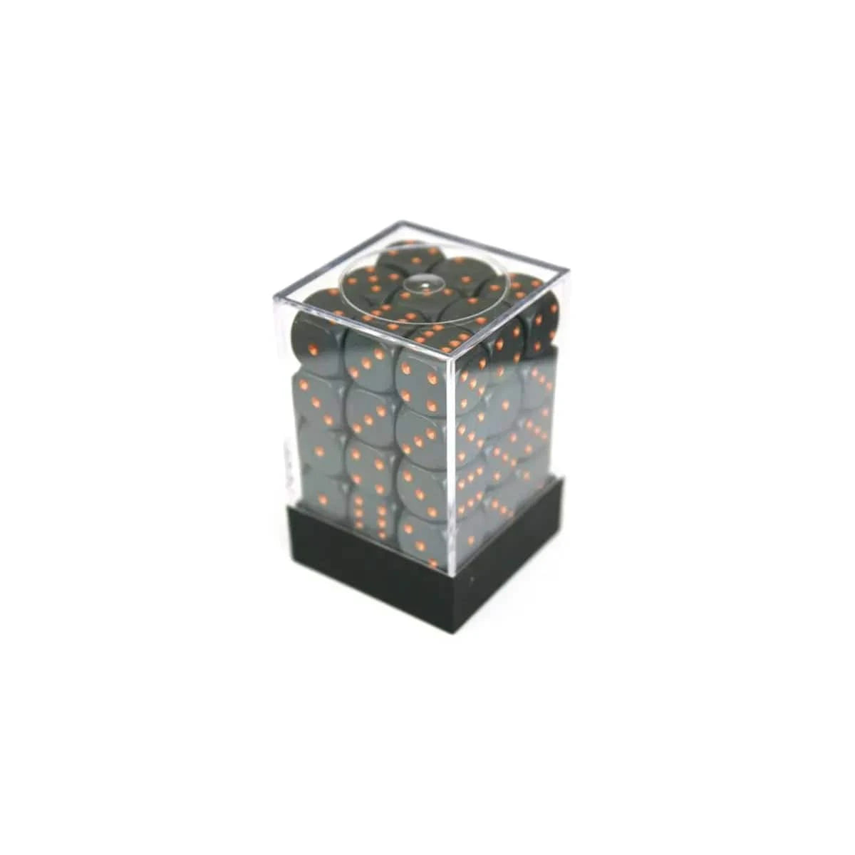 Chessex Chessex Opaque Dark Grey/Copper W6 12mm Set