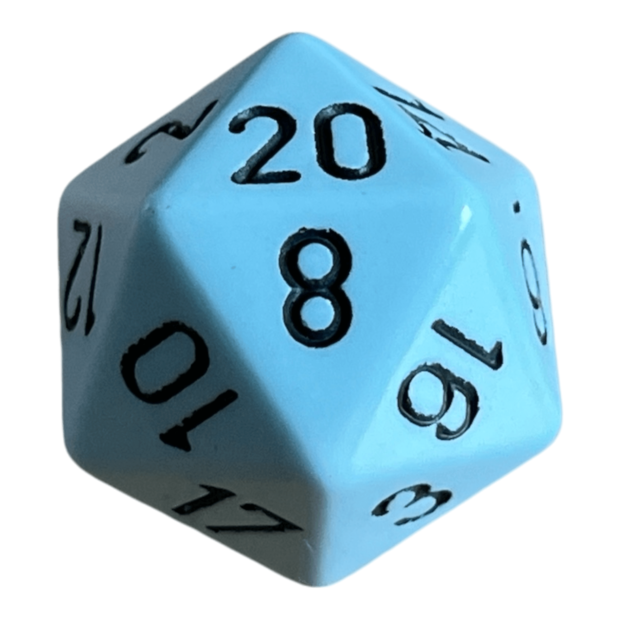 Chessex Chessex Opaque Pastel Blue/Black W20