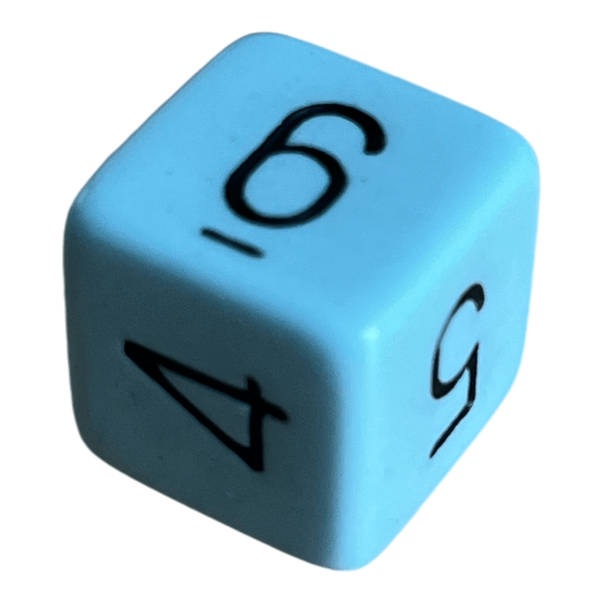 Chessex Chessex Opaque Pastel Blue/Black W6