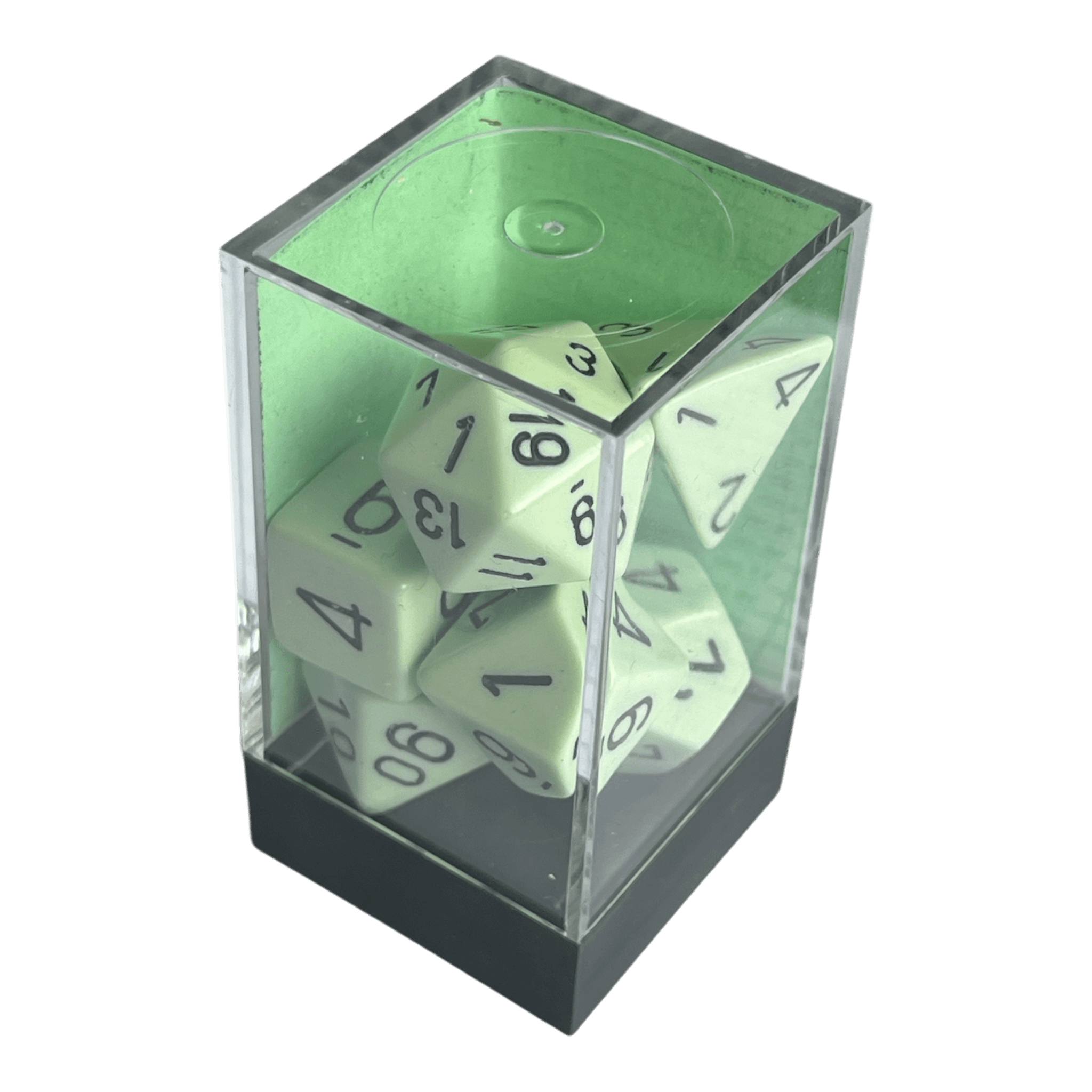 Chessex Chessex Opaque Pastel Green/Black Set