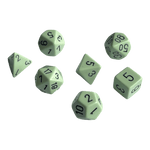 Chessex Chessex Opaque Pastel Green/Black Set