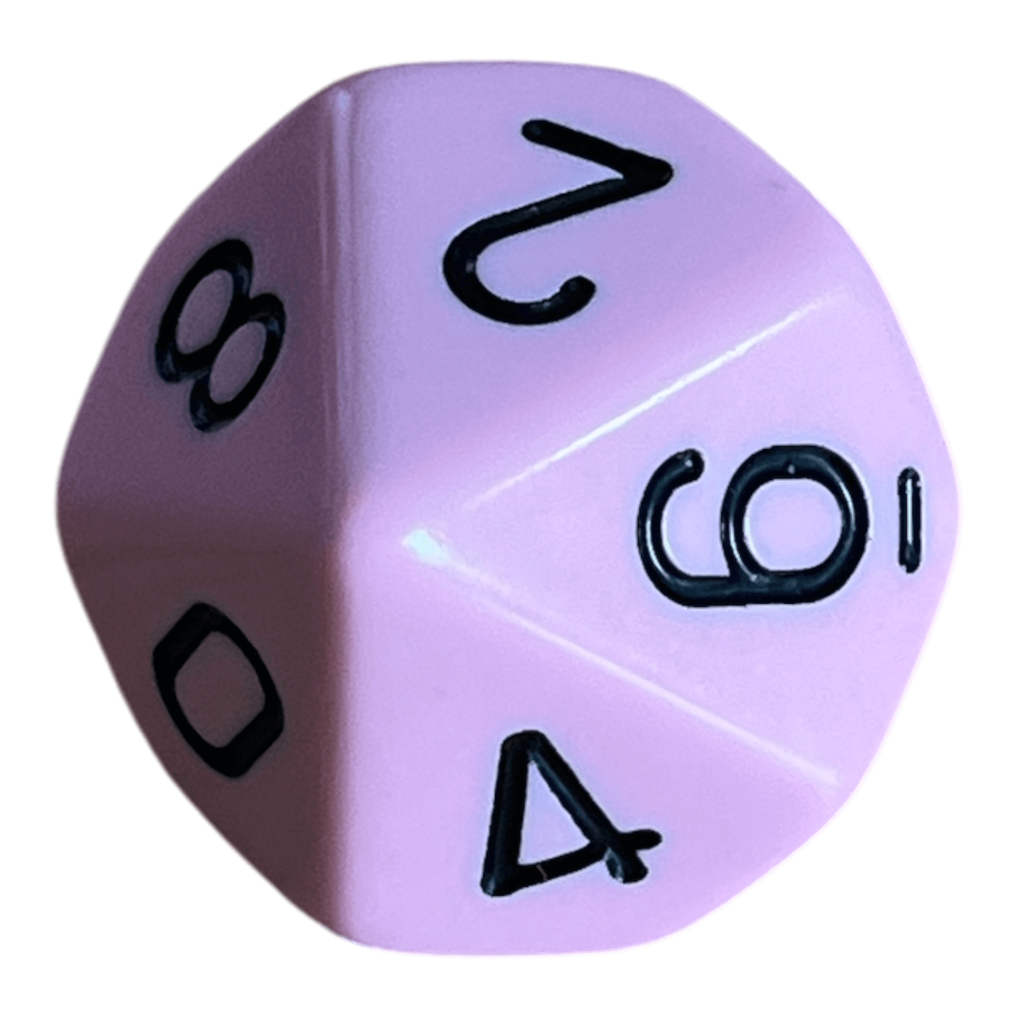 Chessex Chessex Opaque Pastel Pink/Black W10