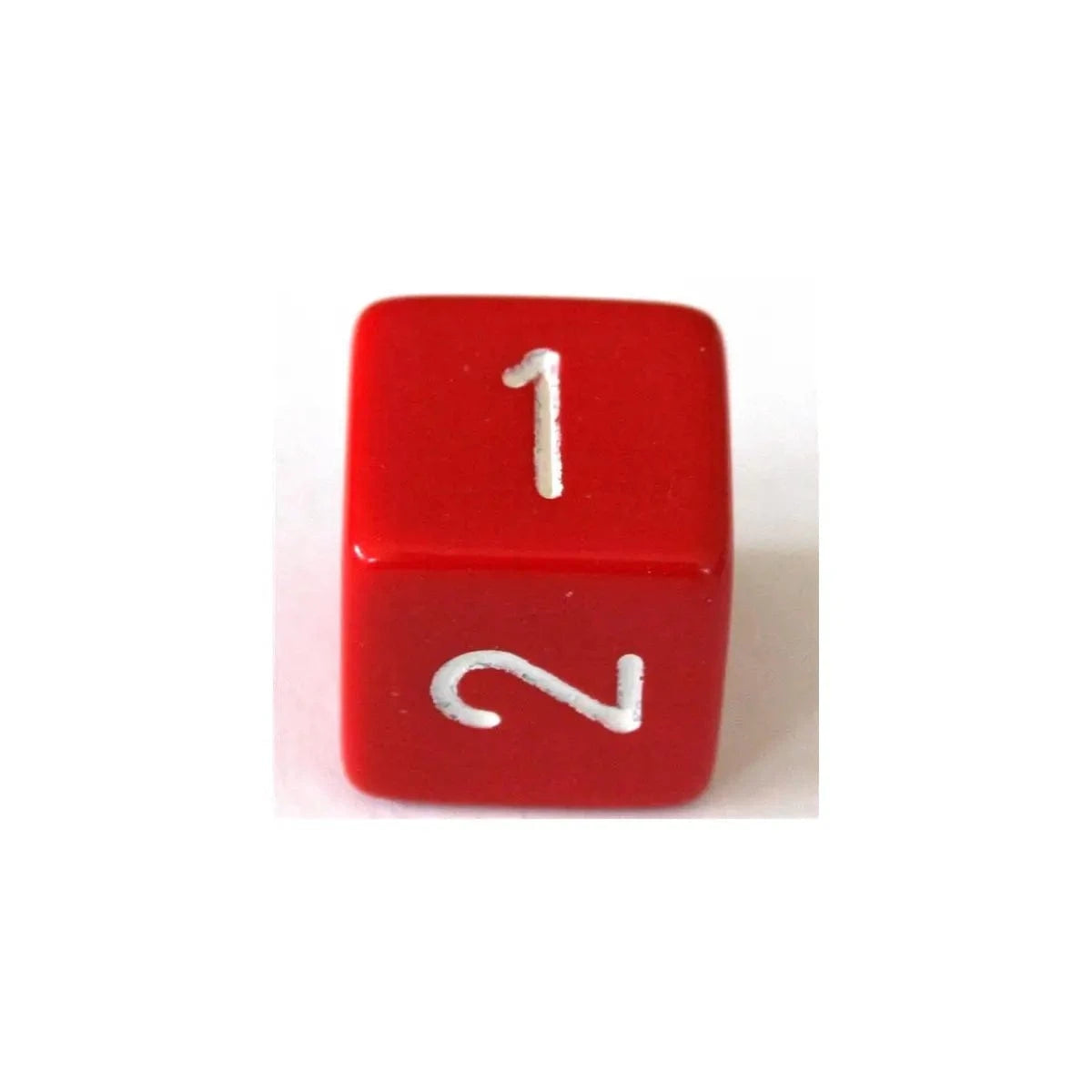 Chessex Chessex Opaque Red/White W6