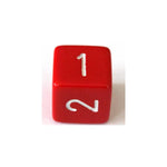 Chessex Chessex Opaque Red/White W6