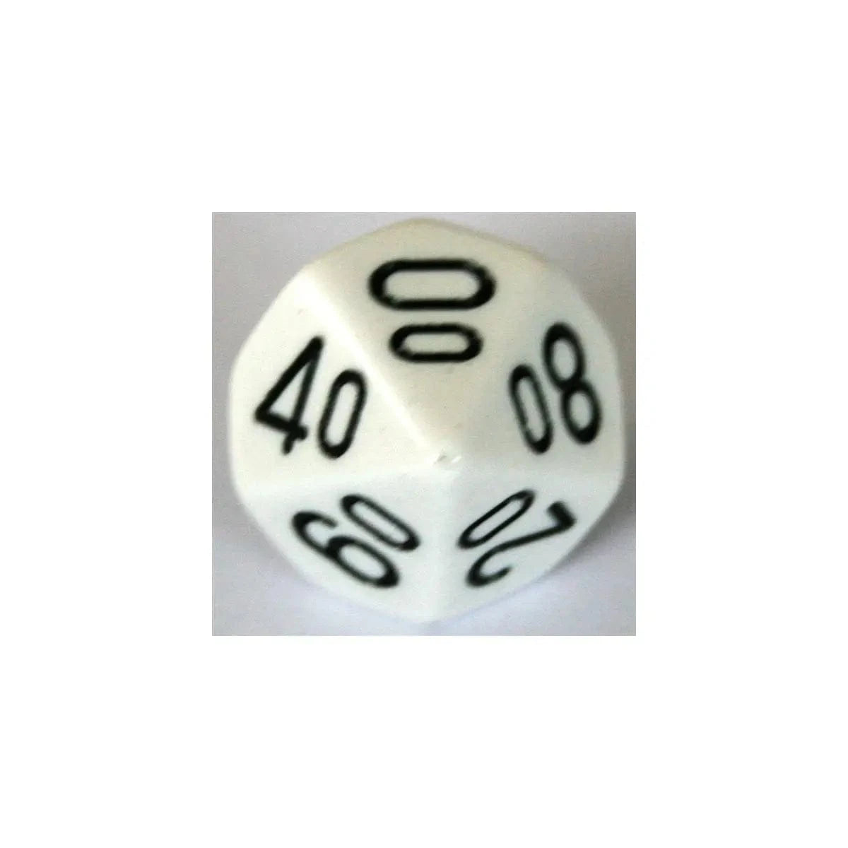 Chessex Chessex Opaque White W10-0