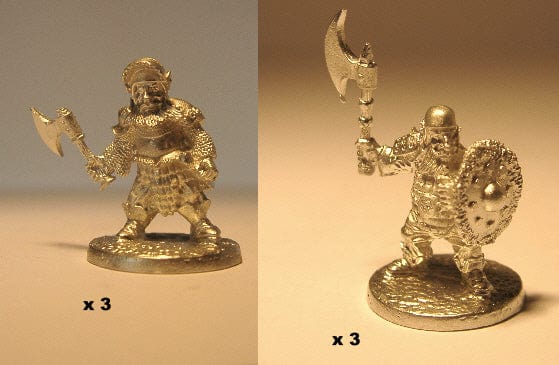 Ral Partha Dwarf Elite Axemen (6)