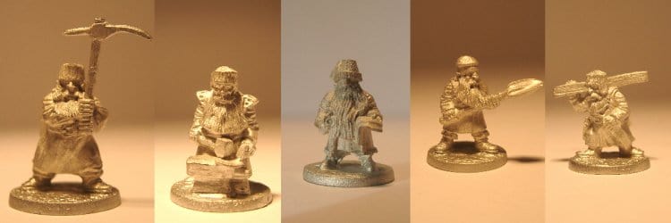 Ral Partha Dwarf Engineers (5)