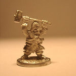 Ral Partha Dwarf striking with War-Hammer (6)