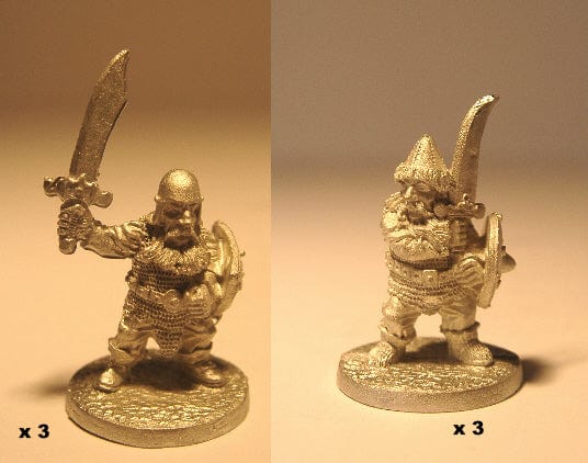 Ral Partha Dwarf Swordsmen (6)