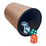 Philos Einfacher Würfelbecher in braun