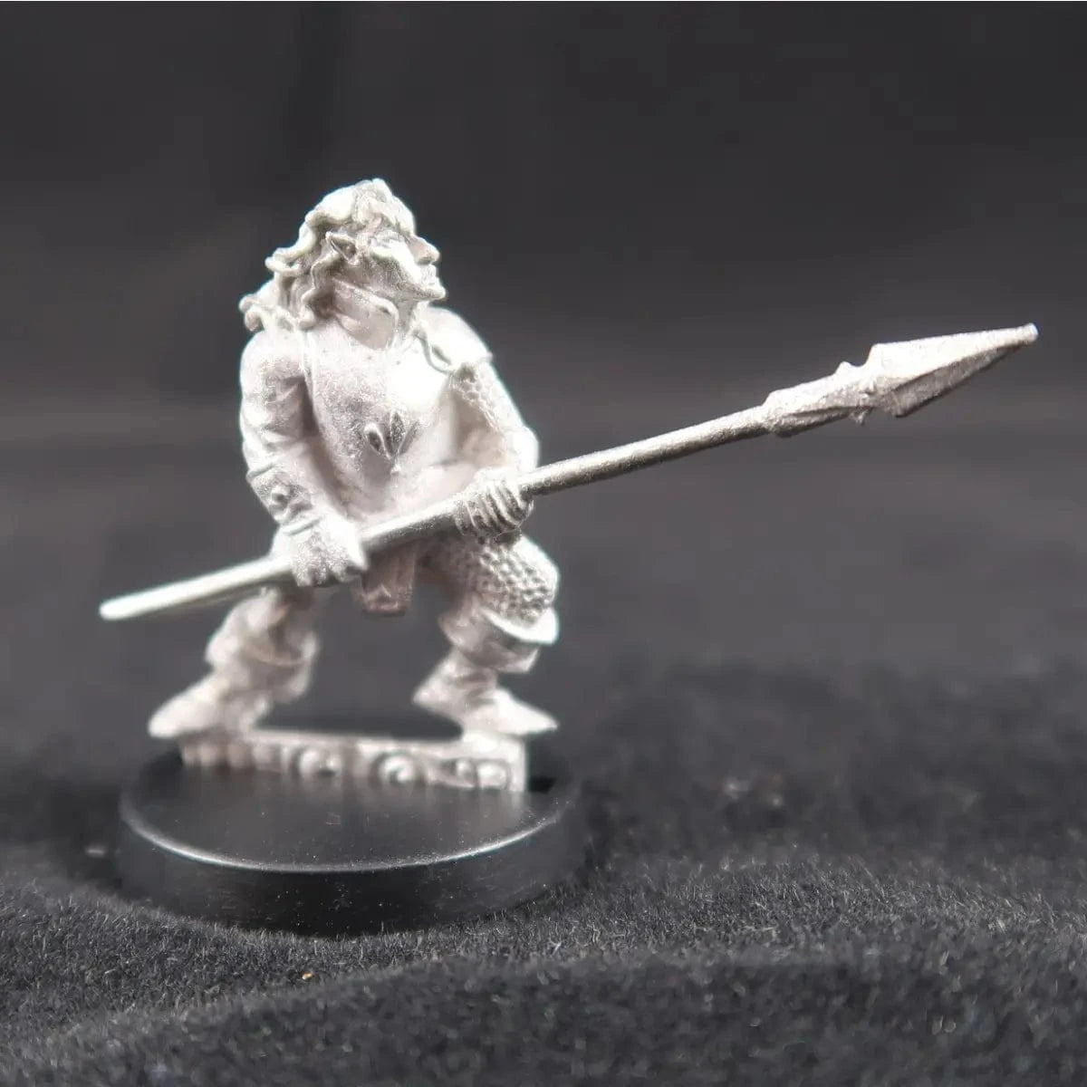 Ral Partha Elf with Spear Charging