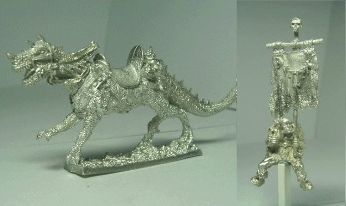 Ral Partha Fast Claw Orc Standard Bearer