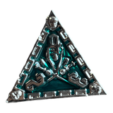 Würfel Stube Grim Reaper Metallwürfel (silber/grün) W4