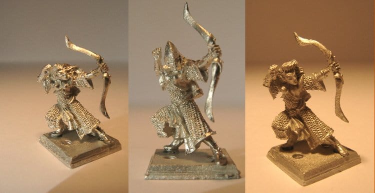 Ral Partha High Elves - Female Regular Archers (6)