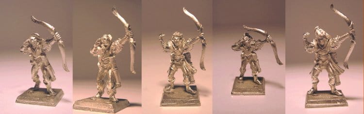 Ral Partha High Elves - Irregular Archers (5)