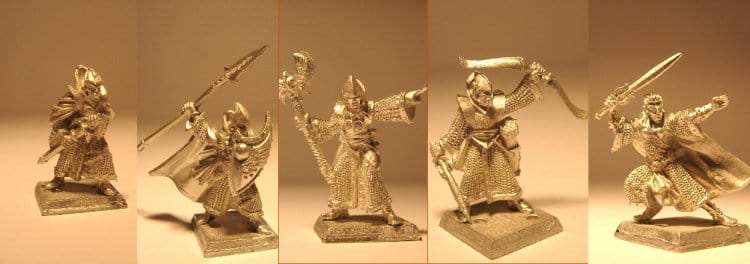 Ral Partha High Elves - Regular Sergeants (5)