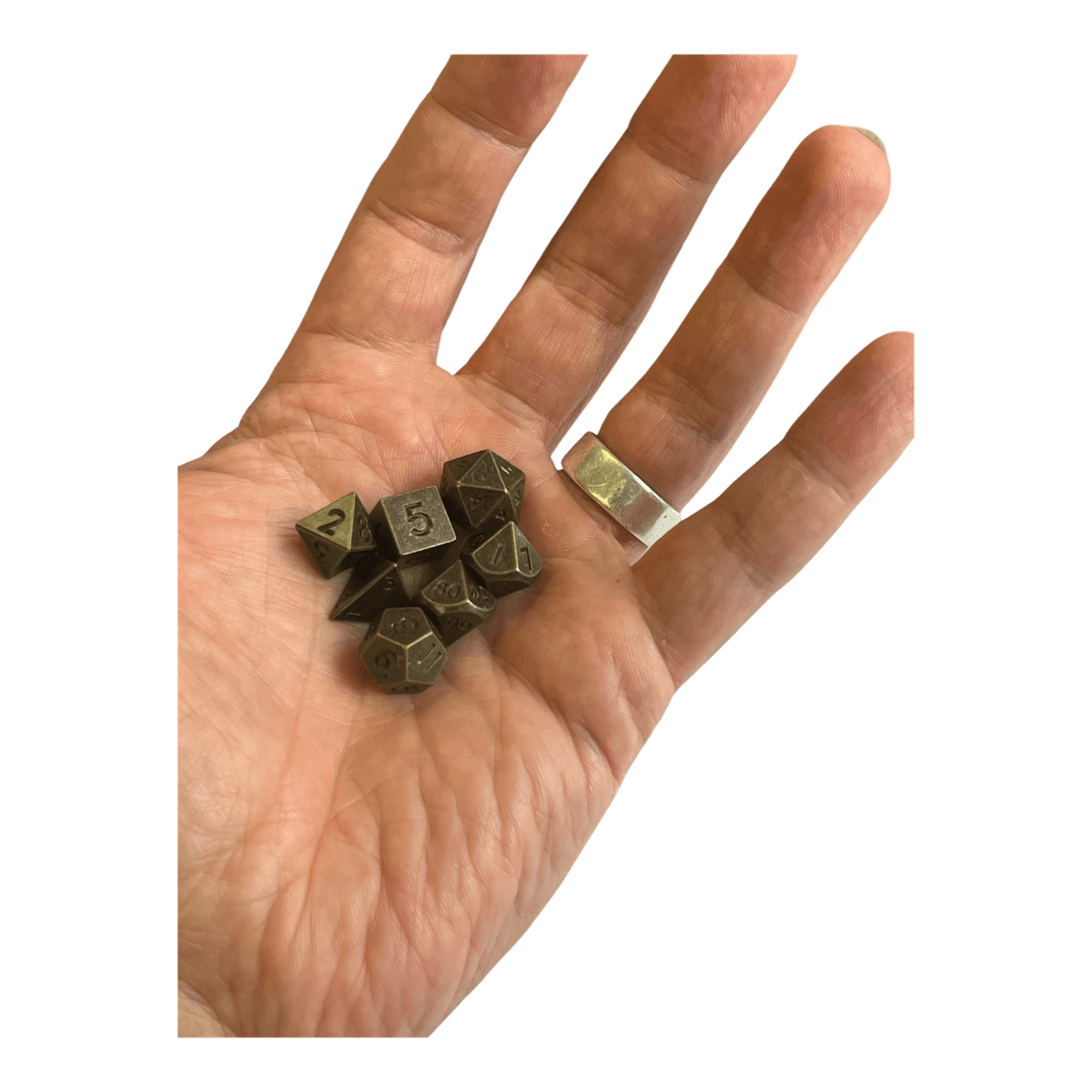 Würfel Stube Mini Messing Würfel-Set (10mm)