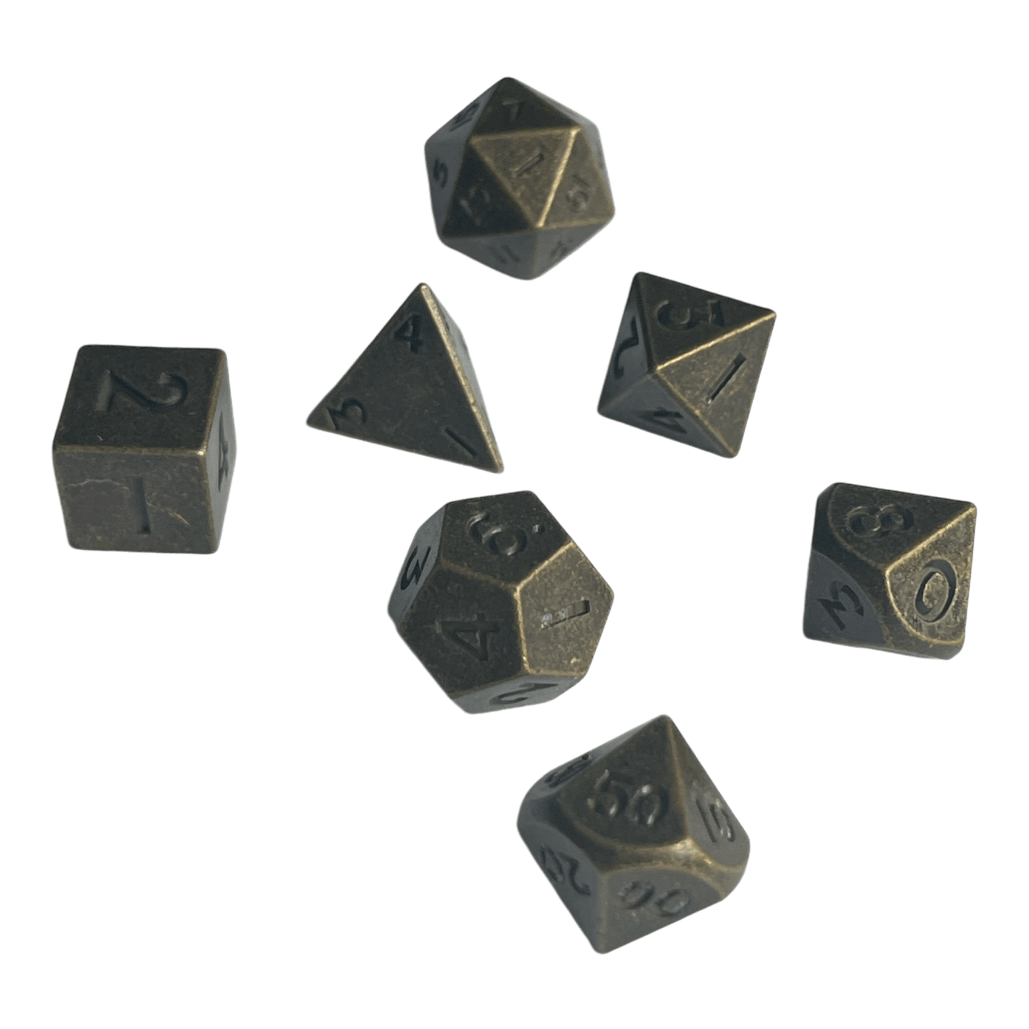 Würfel Stube Mini Messing Würfel-Set (10mm)