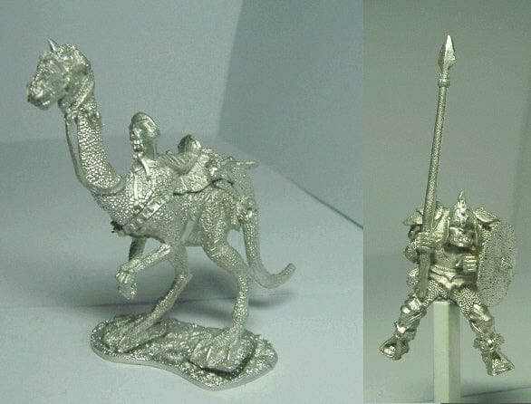 Ral Partha Mounted Orc Spearman on Death Jaw