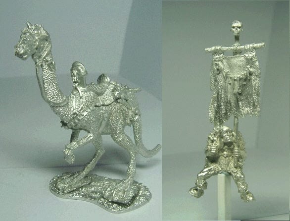 Ral Partha Mounted Orc Standard Bearer on Death Jaw