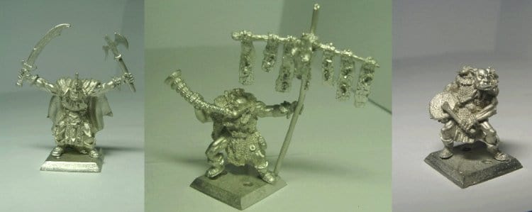 Ral Partha Orc Bloodmaster Command Group (3)