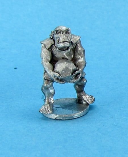 Ral Partha Orc Peon with Stone