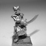 Ral Partha Skeleton - Foot Knight with curved Sword