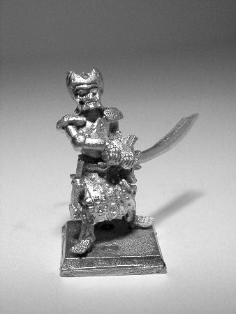 Ral Partha Skeleton - Foot Knight with curved Sword