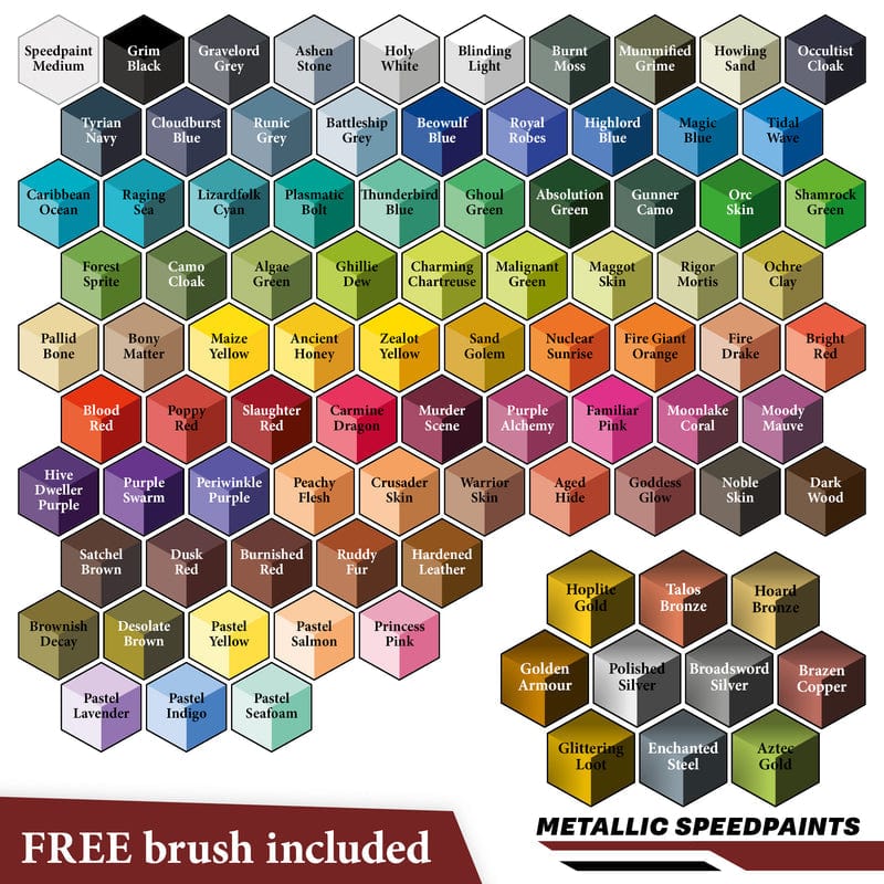 The Army Painter The Army Painter - Speedpaint Complete Set 2.0 (90x18ml, 1x100ml)