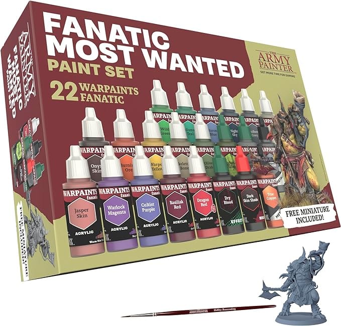 The Army Painter The Army Painter Warpaints Fanatic Most Wanted Set Combo
