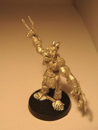 Ral Partha Tribal Orc Berserker challenging