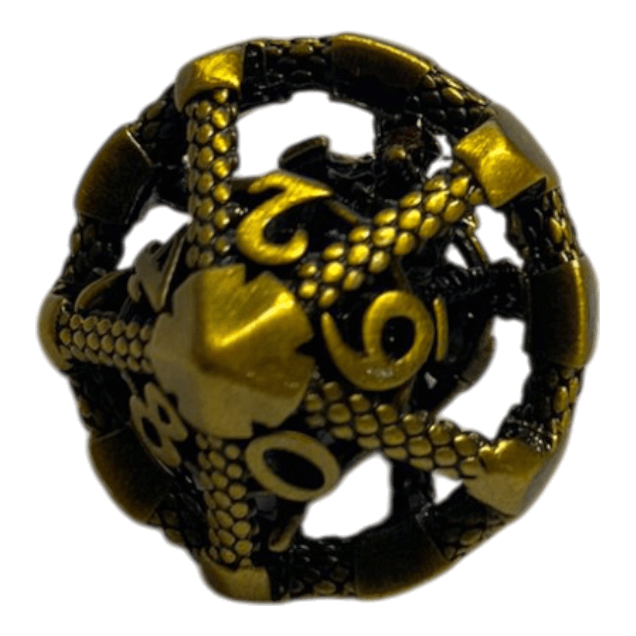 Würfel Stube W10 Drachenwürfel Bronze - 18mm