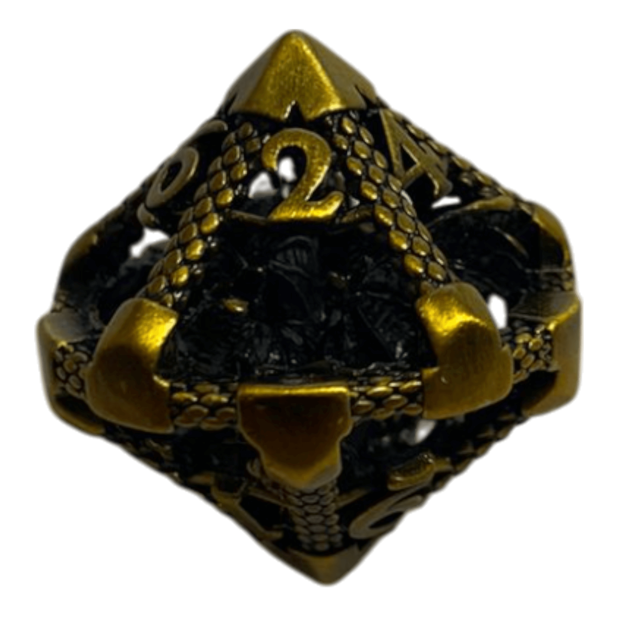 Würfel Stube W10 Drachenwürfel Bronze - 18mm