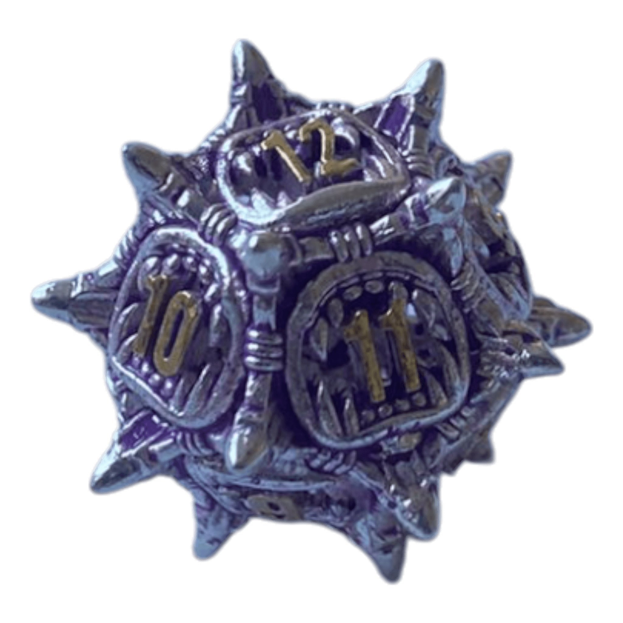 Würfel Stube W12 Lila Monsterwürfel - Metallwürfel 18mm