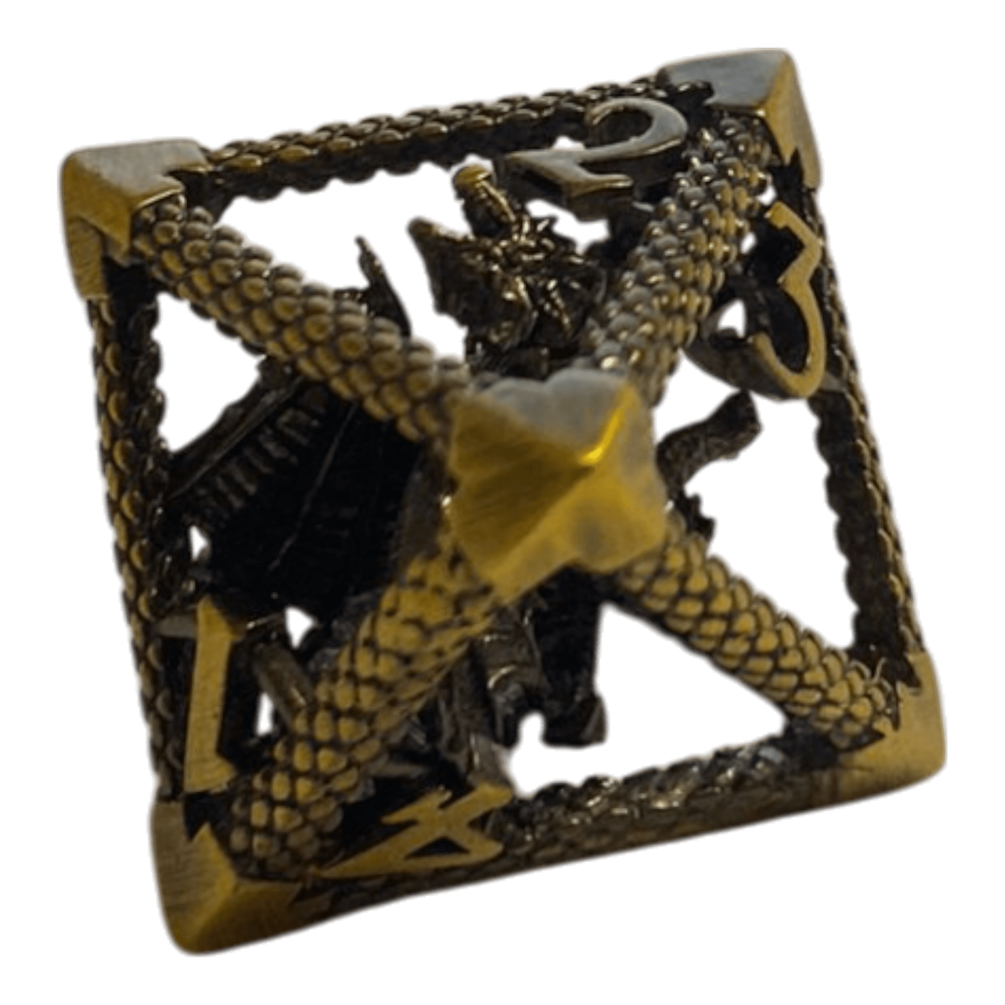 Würfel Stube W8 Drachenwürfel Bronze - 18mm