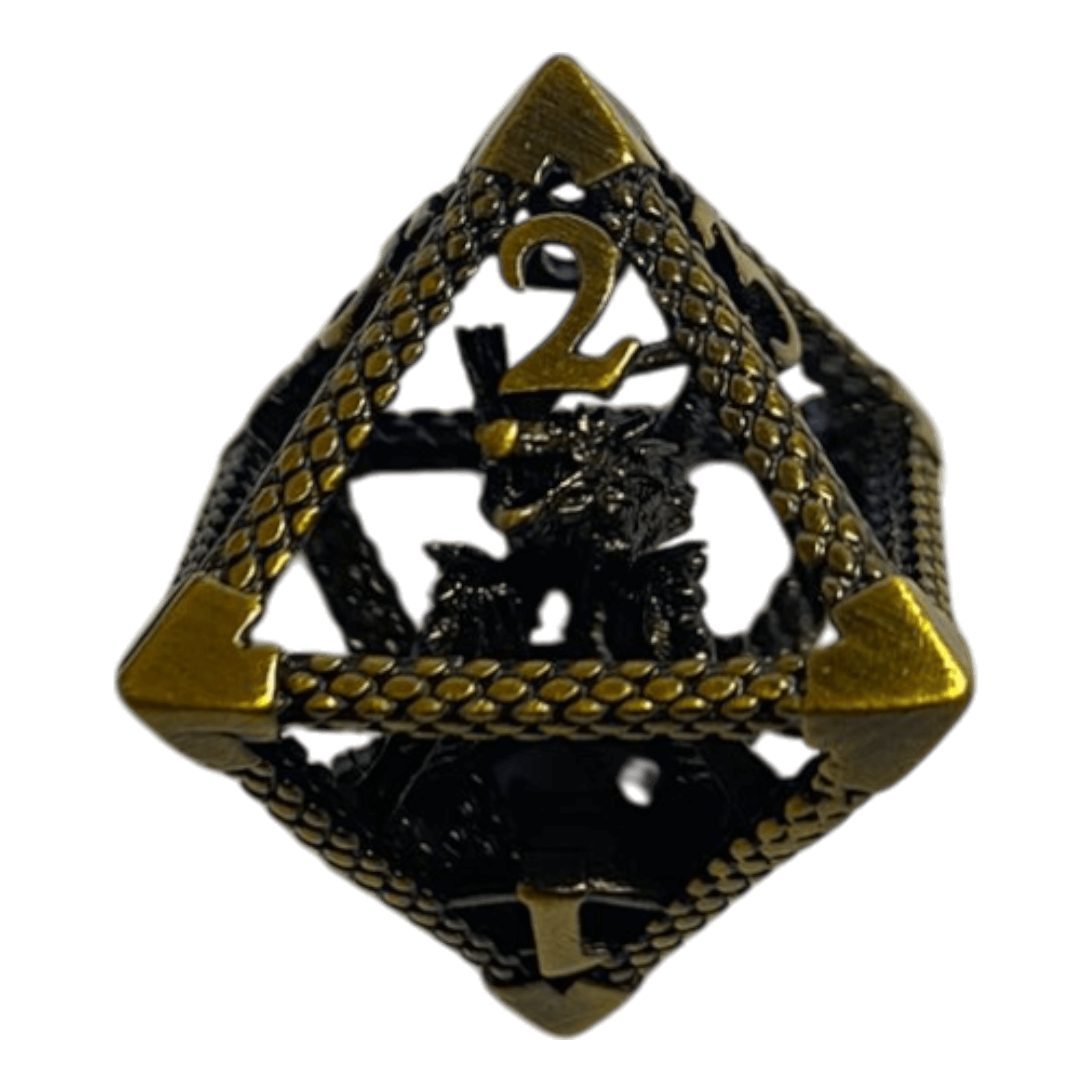 Würfel Stube W8 Drachenwürfel Bronze - 18mm