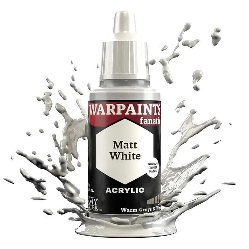 The Army Painter Warpaints Fanatic: Matt White (18ml)