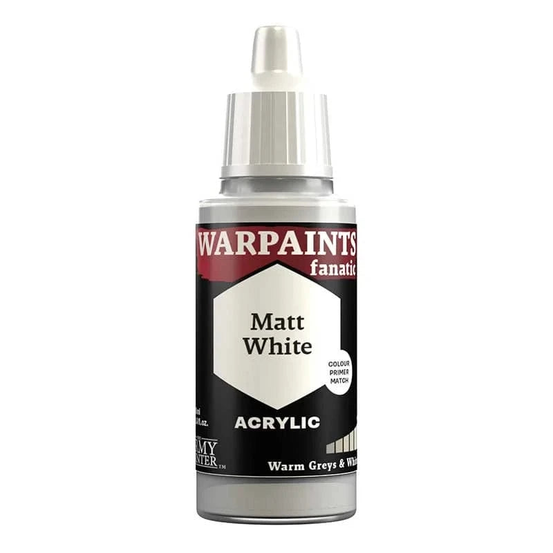 The Army Painter Warpaints Fanatic: Matt White (18ml)
