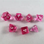 Würfel Stube Würfel Stube transparent rosa Set
