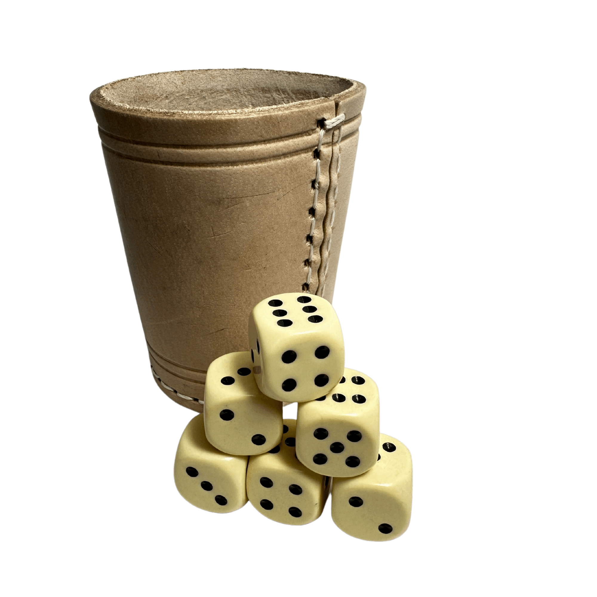 Würfel Stube Würfelbecher 8.4cm mit 6 Würfeln