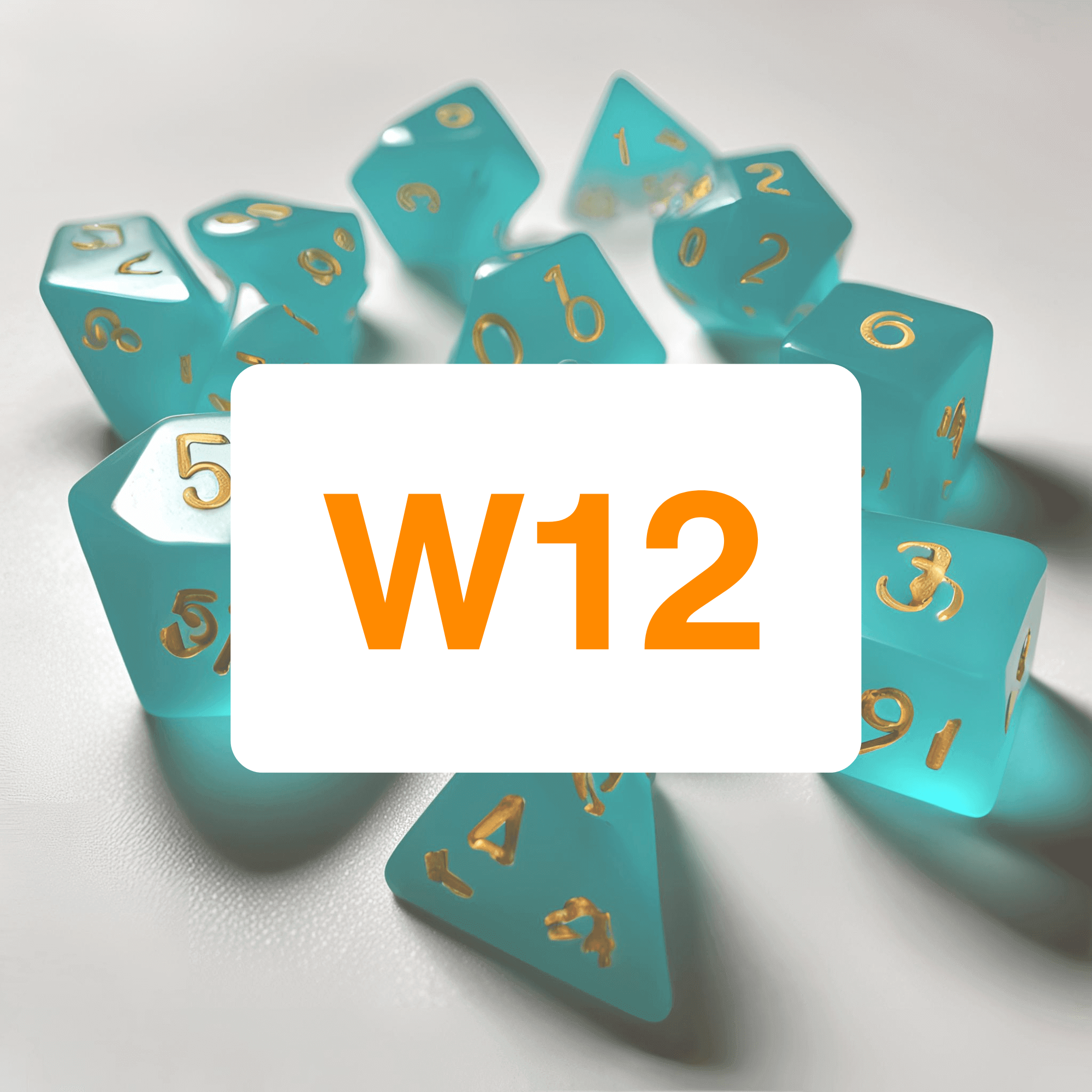 Chessex Cirrus Aqua W12