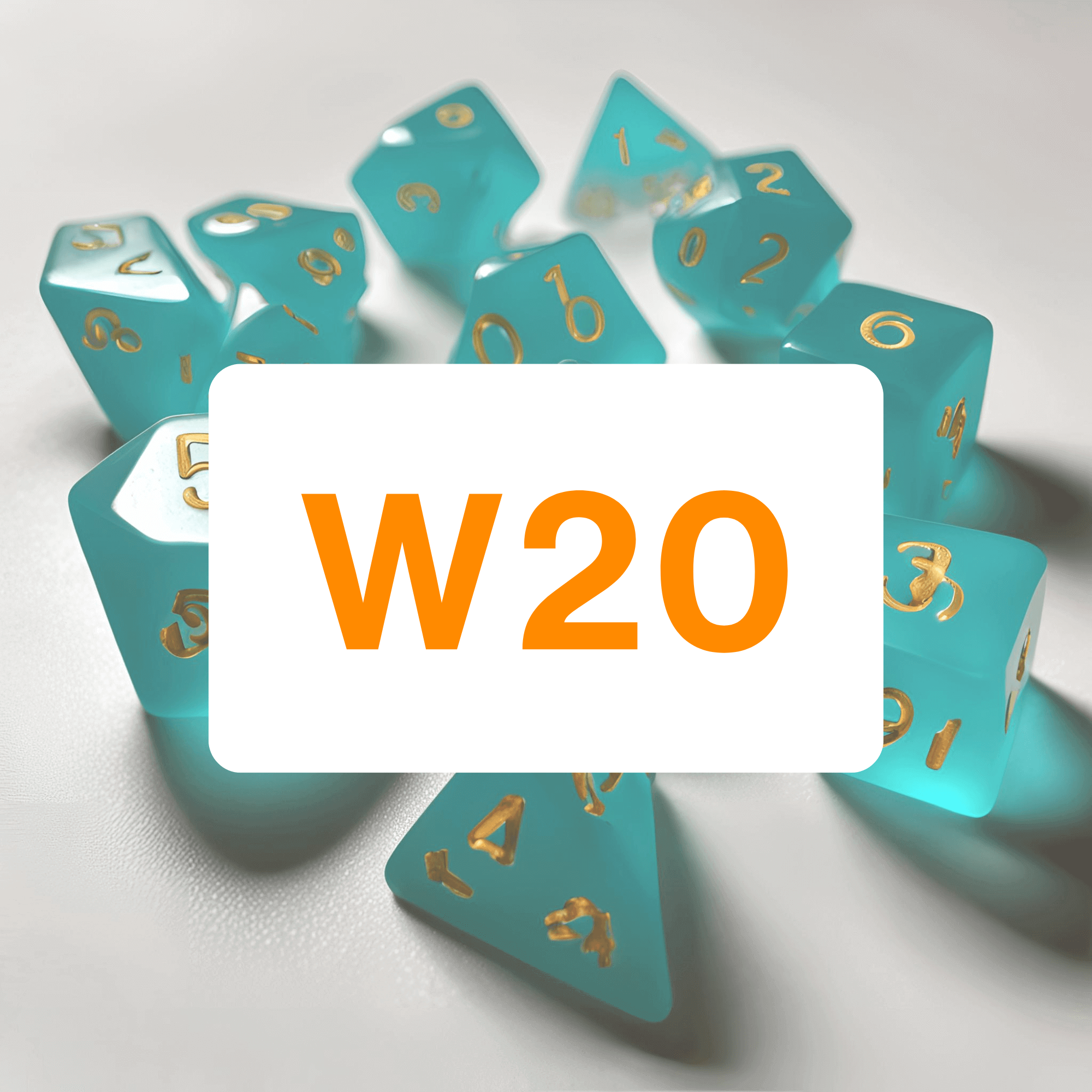 Chessex Cirrus Aqua W20