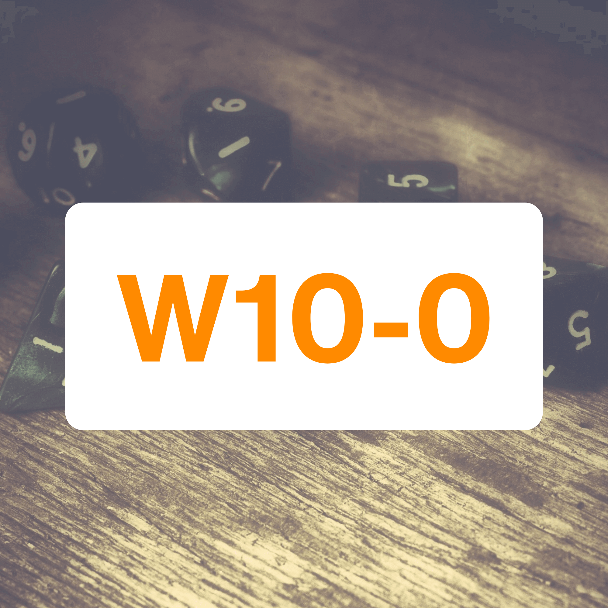 Chessex Opaque W10-0